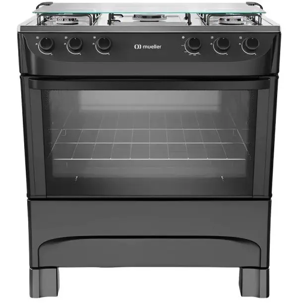COCINA MUELLER MODERATTO 5 HORNALLAS STILE NEGRO