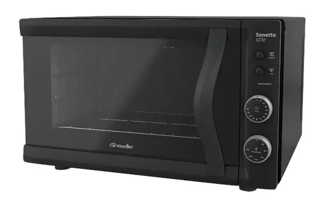 HORNO ELÈCTRICO MUELLER SONETTO NEGRO STILE 44L 