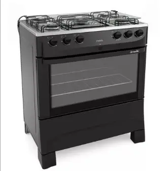 COCINA MUELLER FRATELLO 5 HORNALLAS NEGRO
