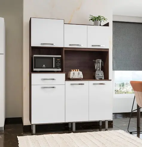 KIT COCINA HAVAI FIO 1325 1 CAJÓN 6 PUERTAS ABBA