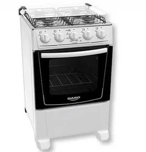 COCINA DAKO AMAZONAS 4 HORNALLAS BLANCA
