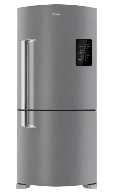 HELADERA WHIRLPOOL BIG FOOT WRE85AKDWX INOX