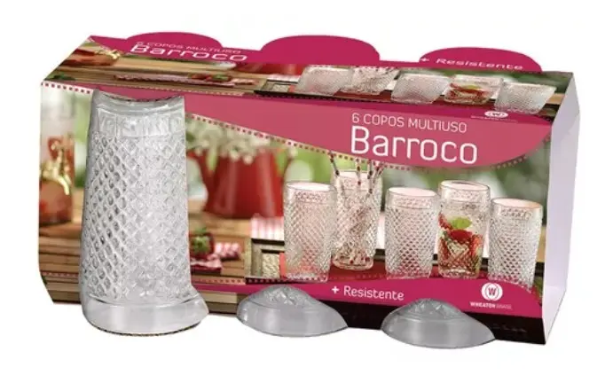 4078 CJT VASO BARROCO 255ML 