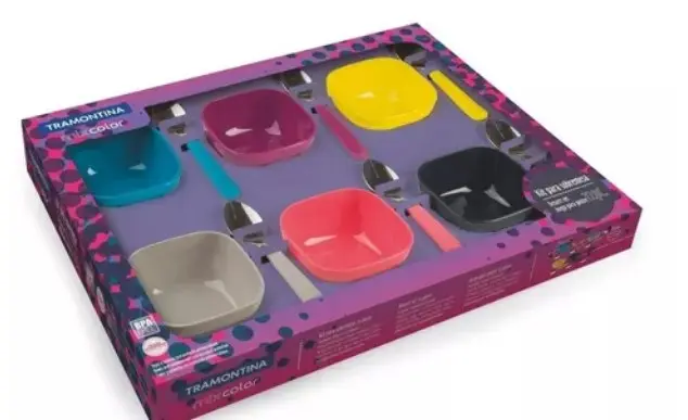 T25099V JUEGO POSTRE COLOR TRAMONTINA 12 PZ