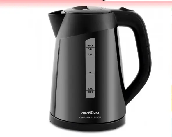 HERVIDORA BRITANIA 1.7 LTS BCH06P NEGRA