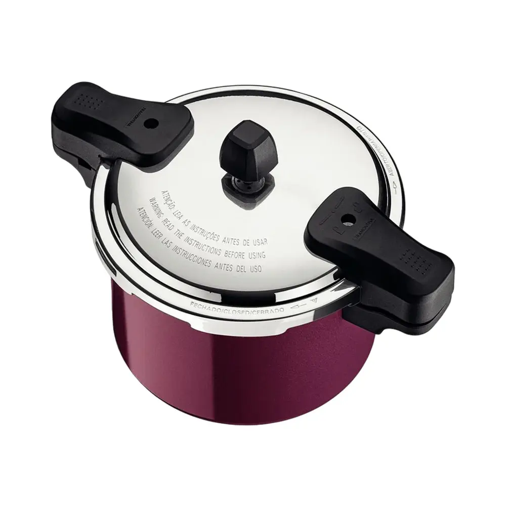 T205581OLLA A PRESIÒN TRAMONTINA TORINO 4,5 L ROJO