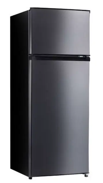 HELADERA MIDEA 2 PUERTAS 300 LTS FRIO SECO NEGRA