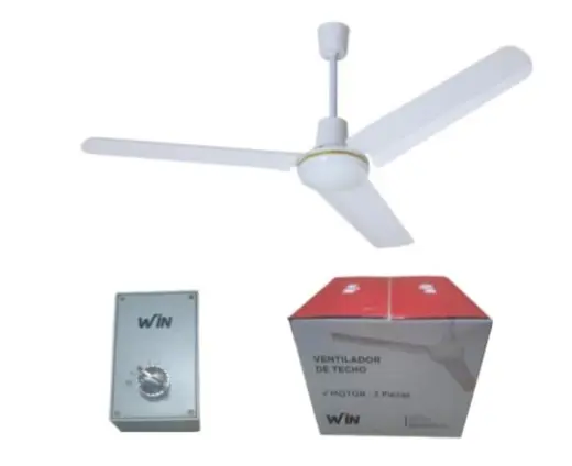 VENTILADOR DE TECHO WIN 56´´ 7 VELOCIDADES 100W