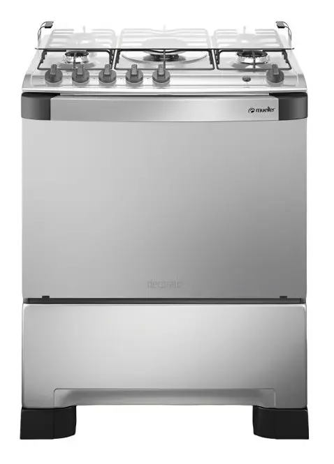 COCINA MUELLER DECORATO 5 HORNALLAS INOX