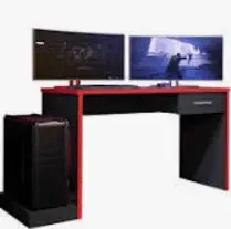 MESA GAME DRX-9000 NEGRO TX ROJO LEAO ARTICO