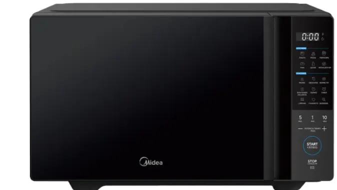 MICROONDAS MIDEA 28 LTS NEGRO ESPEJADO