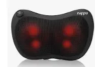 ALMOHADON MASAJEADOR NAPPO NPM-169 NEGRO