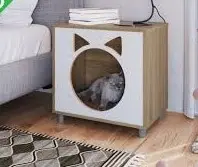 MESITA PET BL PARA GATO C/ ALFOMBRA