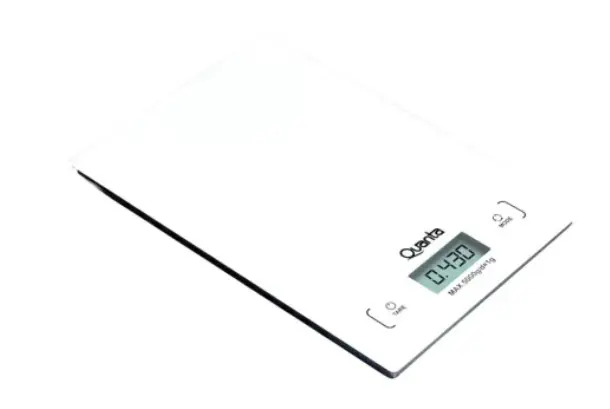BALANZA DE COCINA DIGITAL QUANTAC/ VIDRIO QTBCV50
