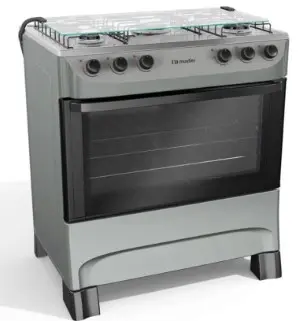 COCINA MUELLER MODERATTO 5 HORNALLAS GRIS
